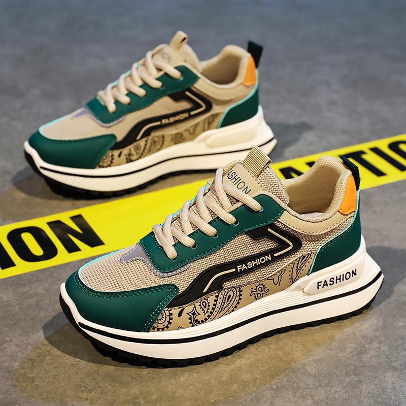 Men'S Shoes Summer Breathable Mesh Thin Forrest Gump Sports Shoes Men'S Thick-Soled Non-Slip Running Dad Shoes - Image 3