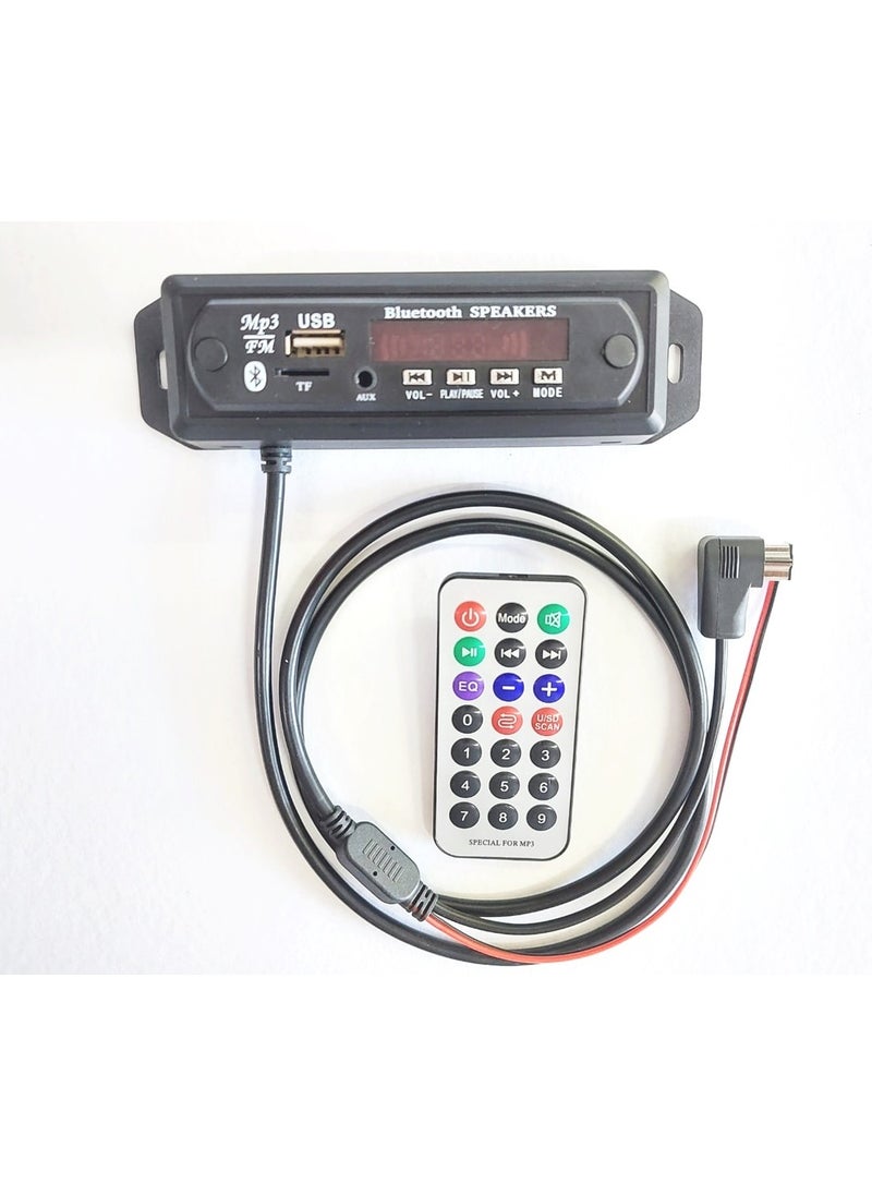 Autoline مشغل USB-بلوتوث-ام بي 3 بجهد 12 فولت لنوع كاسيت 