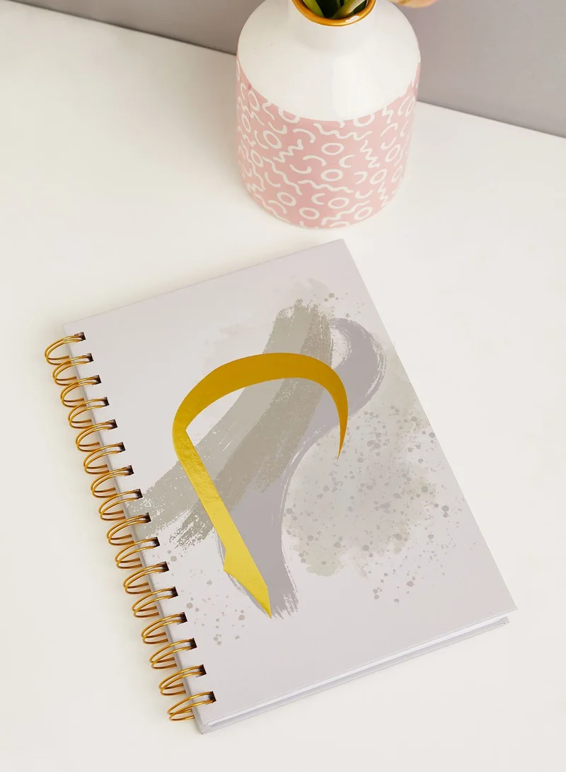AURORA A5 Arabic Monogram Notebook - L