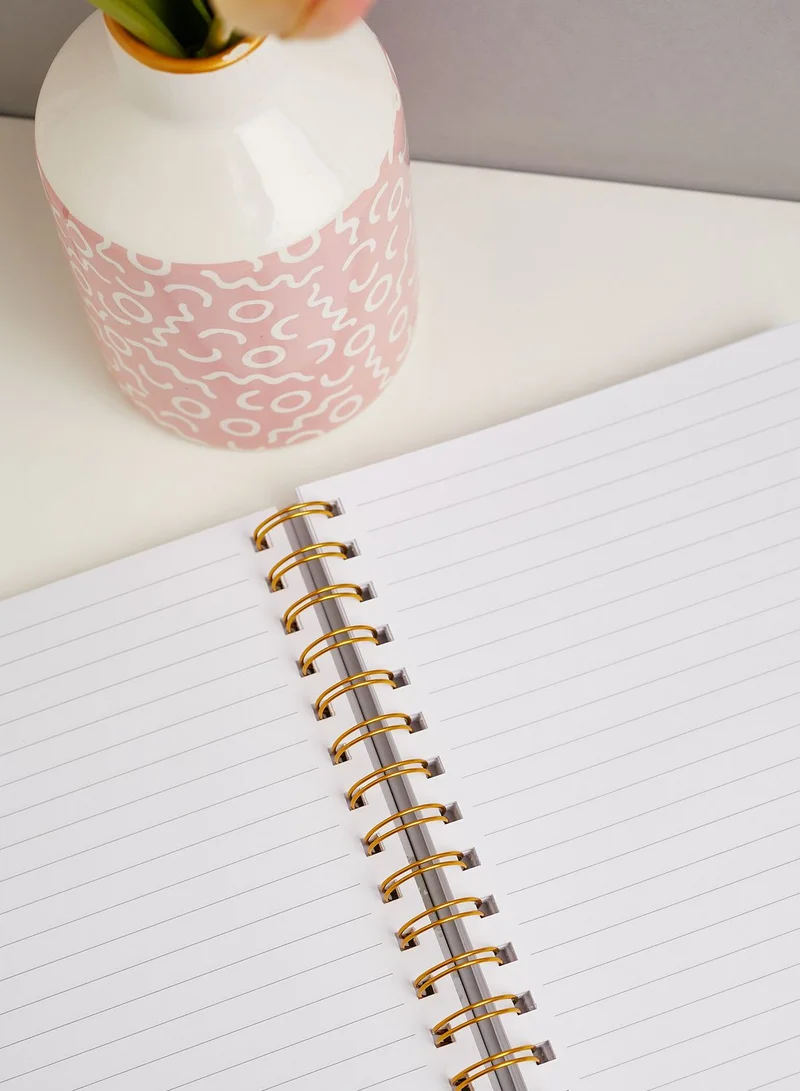 AURORA A5 Arabic Monogram Notebook - L