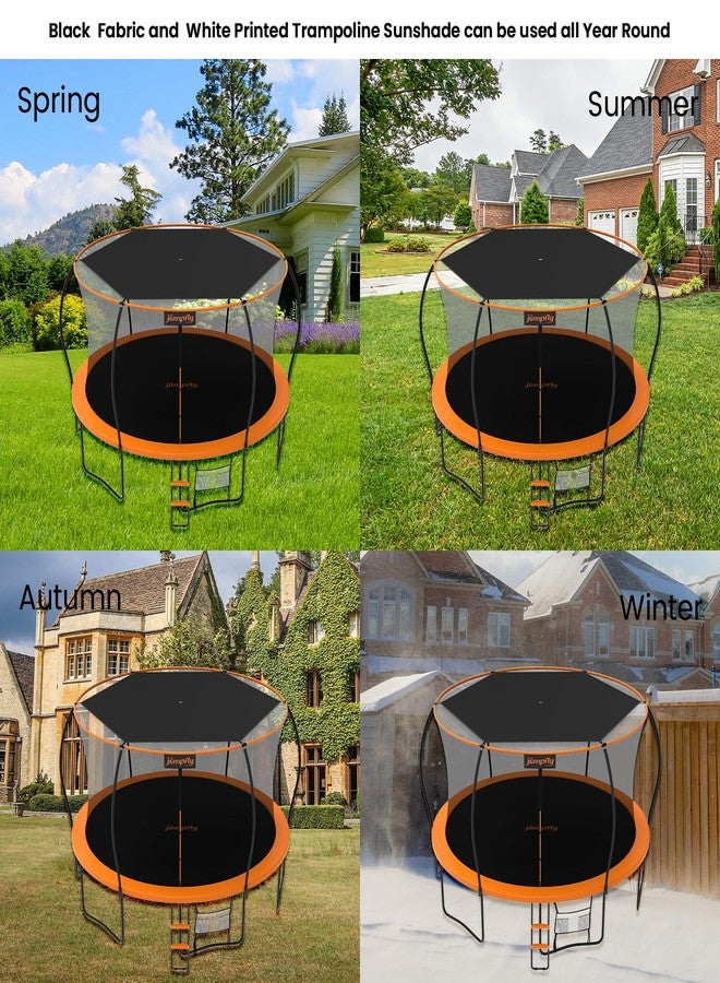 jumpfly Trampoline Shade Cover, Trampolines Cover for 14FT 8 Straight Pole Round Trampolines Sun Protection, Easy to Install,Trampoline Accessories for Backyard Playground - Image 4