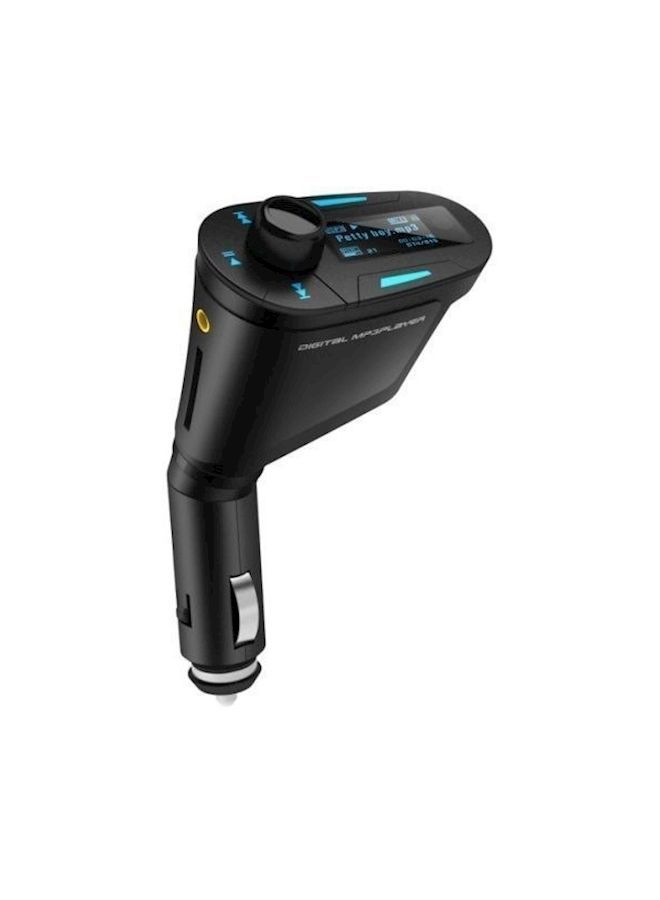 NIBEMINENT USB Wireless FM Transmitter Modulator With Remote Black - Image 2