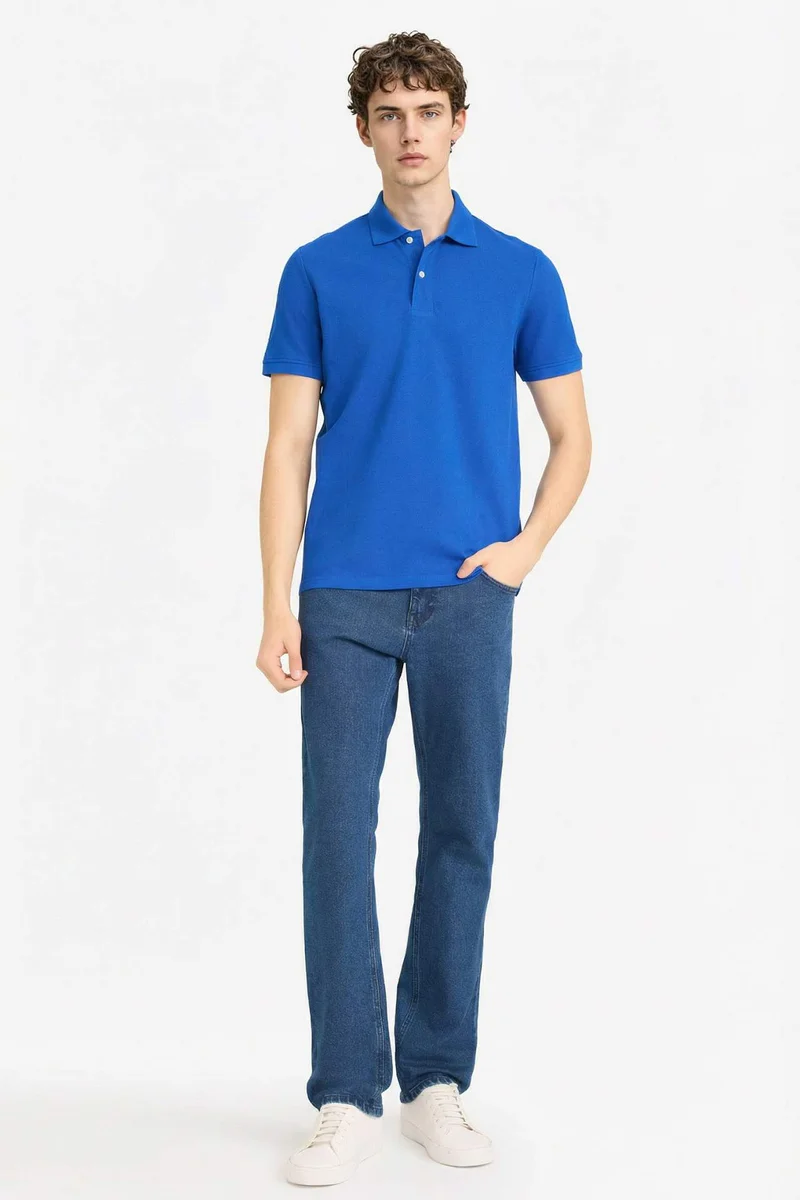 DeFacto 100% Cotton Polo T-Shirt