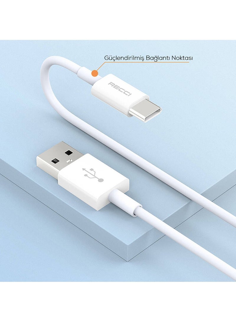 Recci RS06C USB-A to Type-C 3A Fast Charging Data and Charging Cable 1M