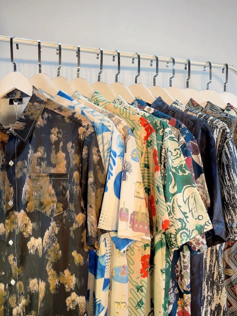 Vacation Short-Sleeved Floral Shirt Men'S And Women'S Summer Thin Trendy Brand Retro Loose Casual Trendy Shirt - Image 3