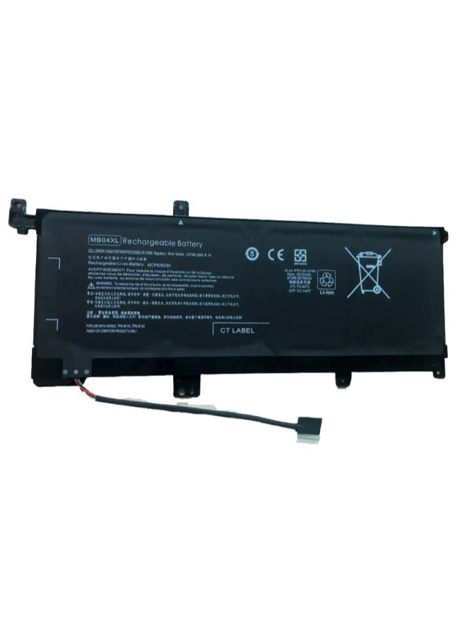 لاب-تك بطارية بديلة للكمبيوتر المحمول HP MB04XL — 15.4 فولت (متوافقة مع 14.8 فولت) — 55 واط/ساعة — بطارية ليثيوم أيون رباعية الخلايا — ضمان لمدة 6 أشهر - Image 3