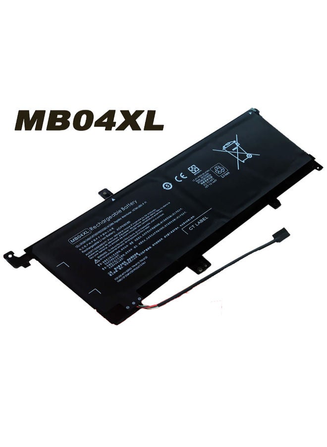 لاب-تك بطارية بديلة للكمبيوتر المحمول HP MB04XL — 15.4 فولت (متوافقة مع 14.8 فولت) — 55 واط/ساعة — بطارية ليثيوم أيون رباعية الخلايا — ضمان لمدة 6 أشهر - Image 2
