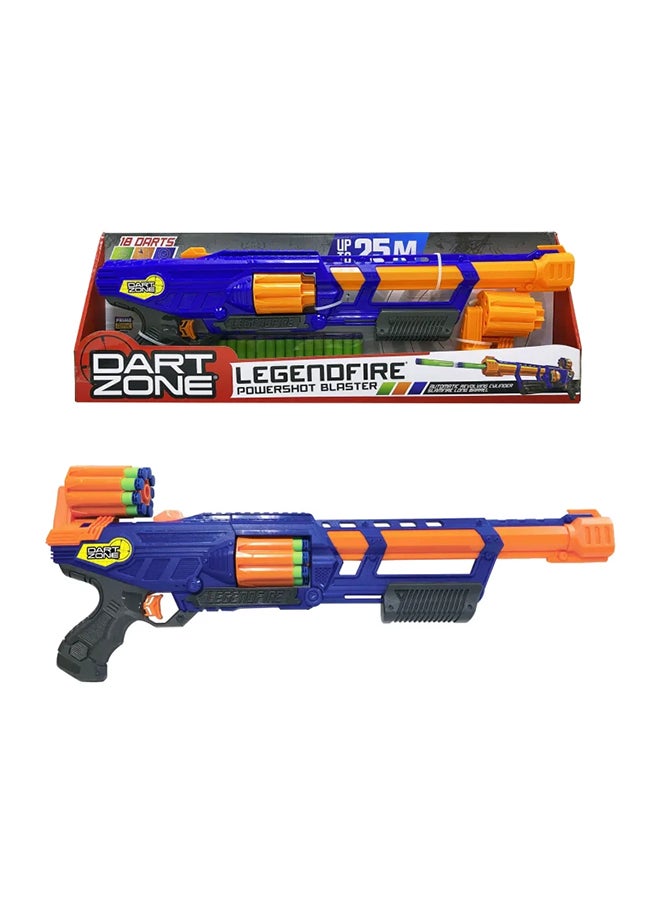 Dart Zone DART ZONE LEGENDFIRE POWERSHOT BLASTER  - Image 1
