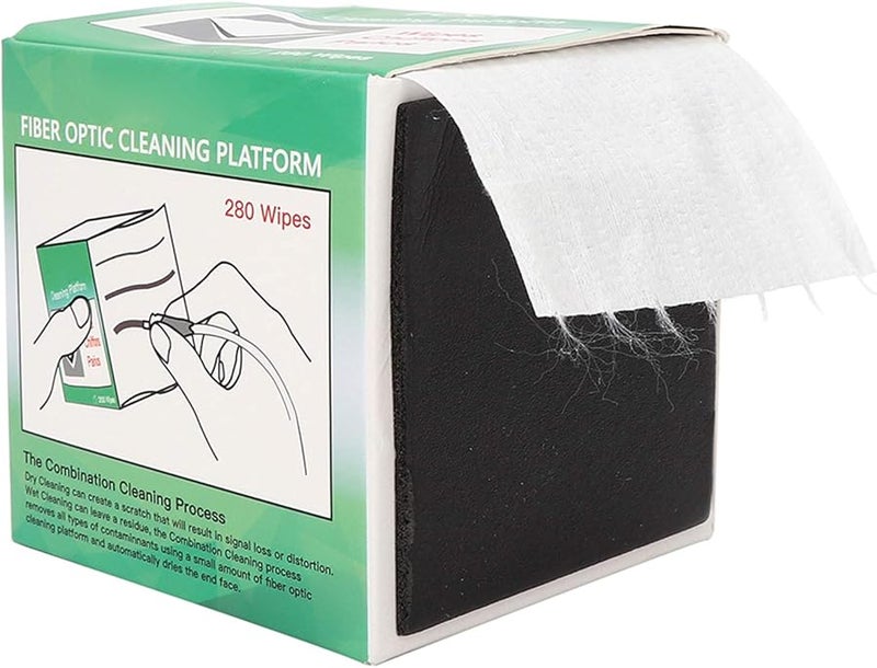 مناديل ألياف أحادية الطبقة 280 قطعة مع نقاط كسر واضحة للتنظيف الرطب والجاف 7 سم - Image 1