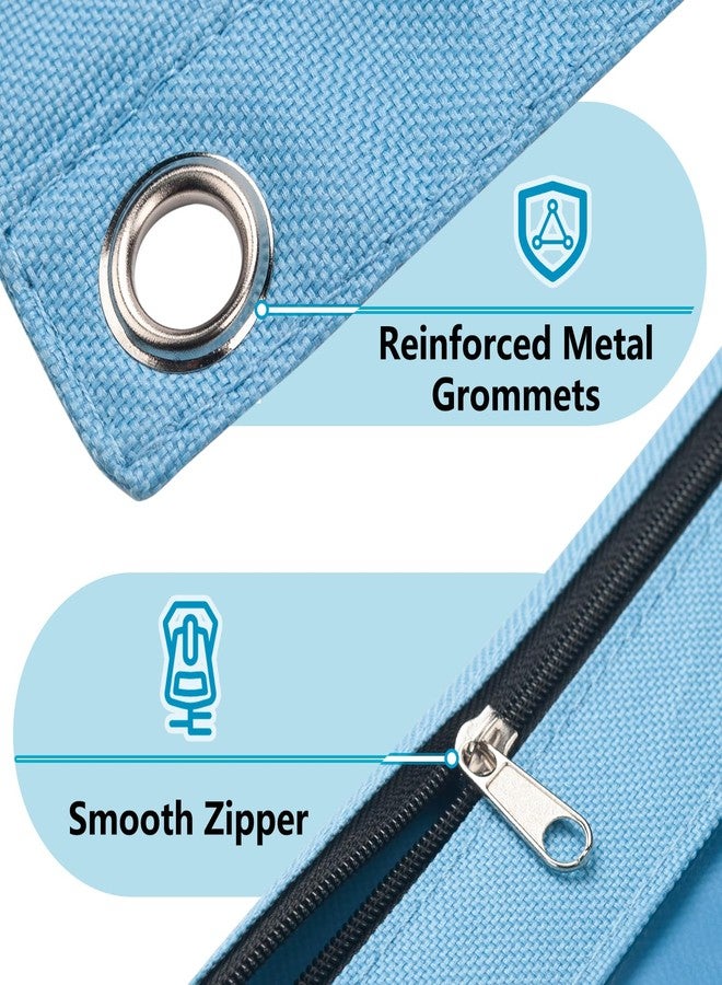 Forvencer Pencil Pouch for 3 Ring Binder, Binder Pencil Pouch with Smooth Zipper, Clear Window Pencil Case for Binder, Big Capacity 3 Ring Binder Pencil Pouch with 3 Reinforced Grommets, Black - Image 4