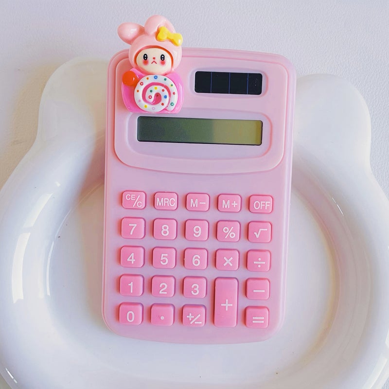 Calculator Cartoon Cute Mini Office Primary School Exam Multifunctional Portable Small Portable Computer - Image 1