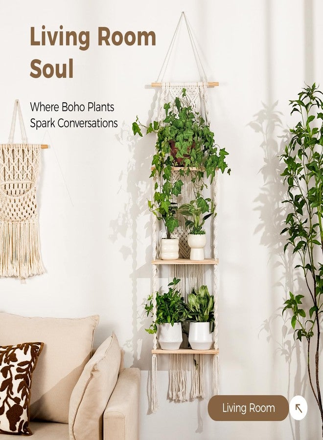 Bamworld boho wood plant stand-3 tier - Image 2