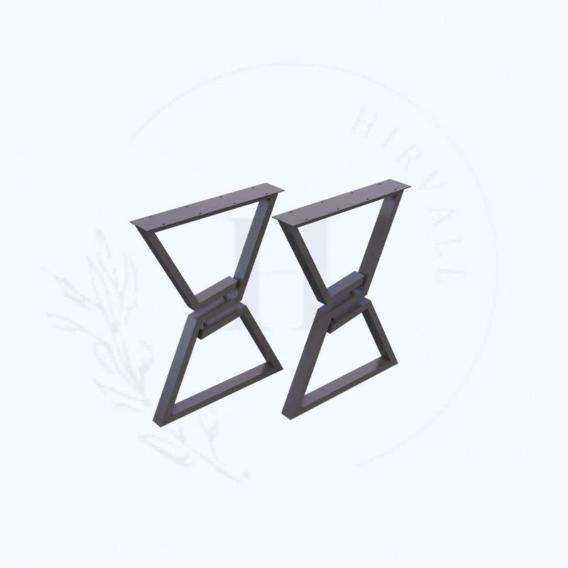 Ventuos Metal Table Legs 71 Cm H x 45 Cm WDesk LegsHeavy Duty Metal Legs for Dining TableDeskOfficeComputerTabel Legs Set of 2Black TShape Z Shape Black - Image 5