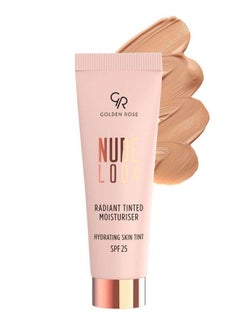 Golden Rose Radiant Tinted Moisturiser Oilfree Glowy Tinted Moisturizer Foundation Uv Spf 25 (Medium Tint)  - Image 1