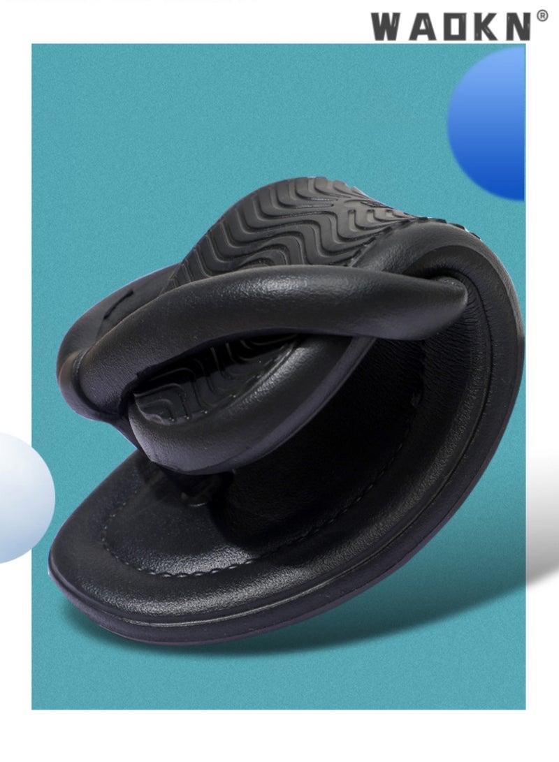 WAOKN Women/MEN Flip Flop Shower Slippers Casual Anti-Slip Flat Sandal For Indoor Or Outdoor Use ,Flip- Flops Summer Slippers, Casual Shoes, Anti-slip and odor-resistant Shoes Beach Pool Sliders Flip-flops  - Image 5