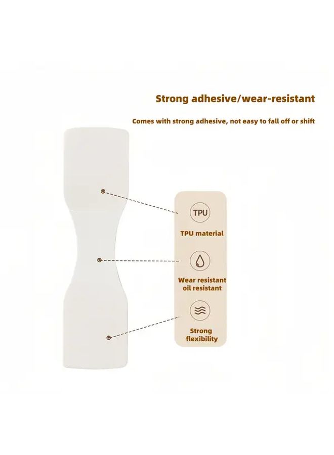 White Wire Holder 20 Pack Strong Adhesive Cable Management Tape Organize Power Data Cables - Image 4