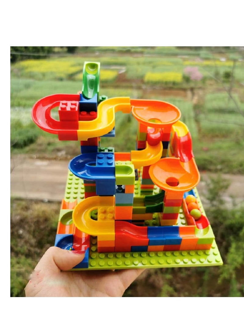 Generic 168 Pieces Marble Race Track Ball Maze Game for Boys and Girls, Construction Toys for Kids  - Image 2