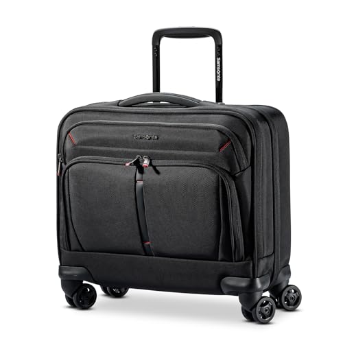 Samsonite حقيبة سامسونايت® زينون 4.0 المتنقلة من النايلون مع جيب للكمبيوتر المحمول بحجم 15.6" وجيب للتابلت، 15-3/8" ارتفاع × 15-3/4" عرض × 7-1/8" عمق، أسود - Image 2