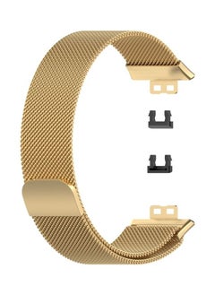 NIBEMINENT Milanese Replacement Band For Huawei Watch Fit Gold  - Image 3