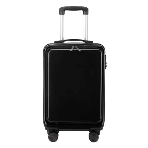 TOURTIER 20 Inch Hardside Front Opening Carry On Universal Wheel Travel Trolley Suitcase (Luggage-2) - Image 1