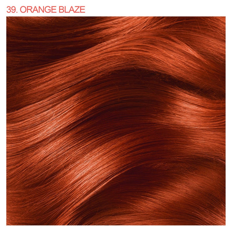 Adore Semi Permanent Hair Color (039 Orange Blaze) | Vegan & Cruelty-Free Orange Hair Dye | No Ammonia, No Peroxide, No Alcohol | 4 Fl Oz (Pack of 1) - Image 2