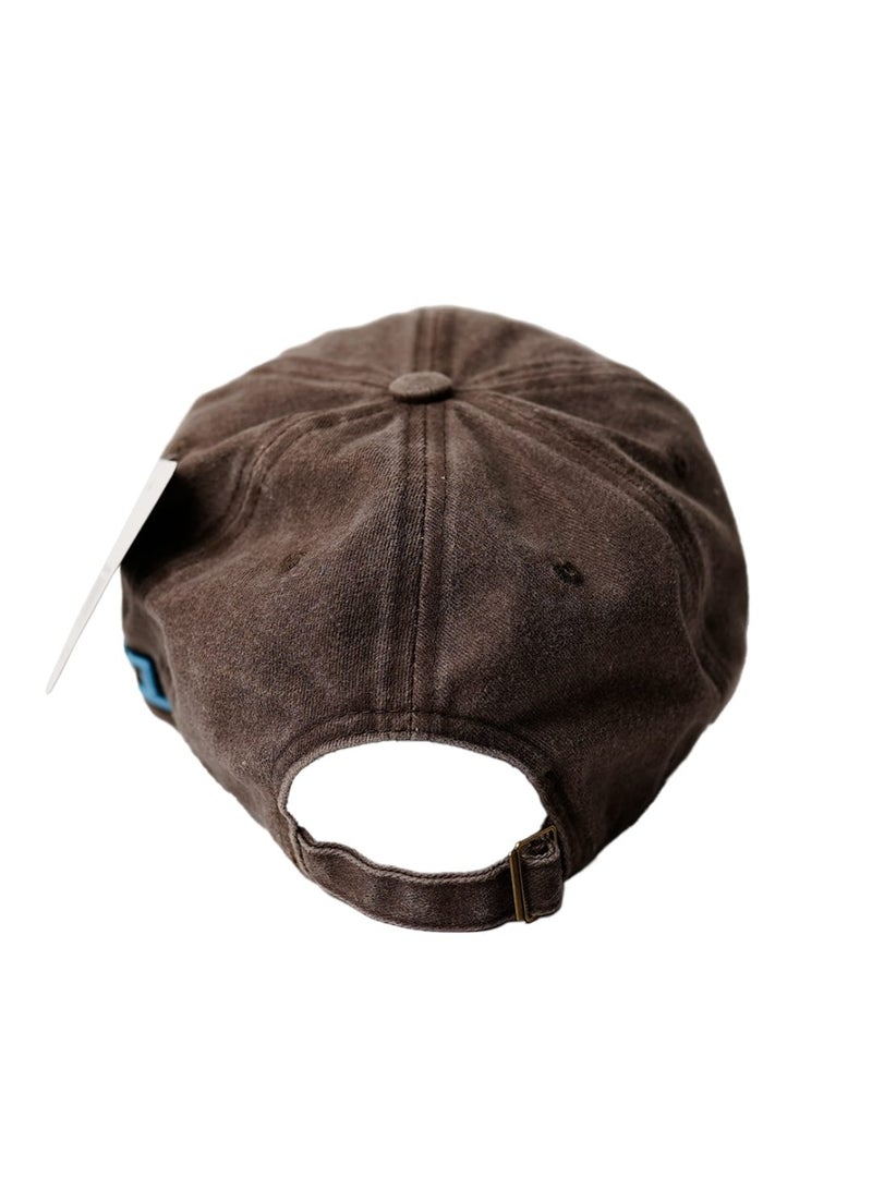 Dubshi Dubai Cap with Embroidery brown - Image 4