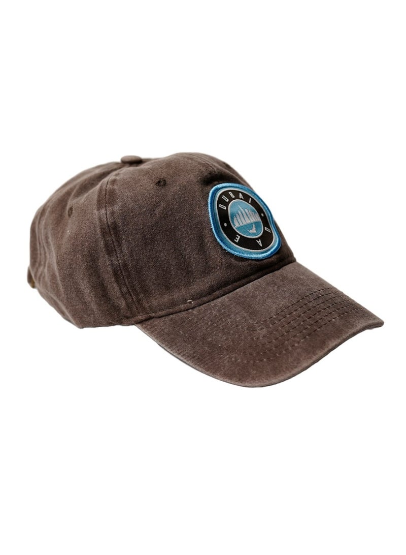 Dubshi Dubai Cap with Embroidery brown - Image 3