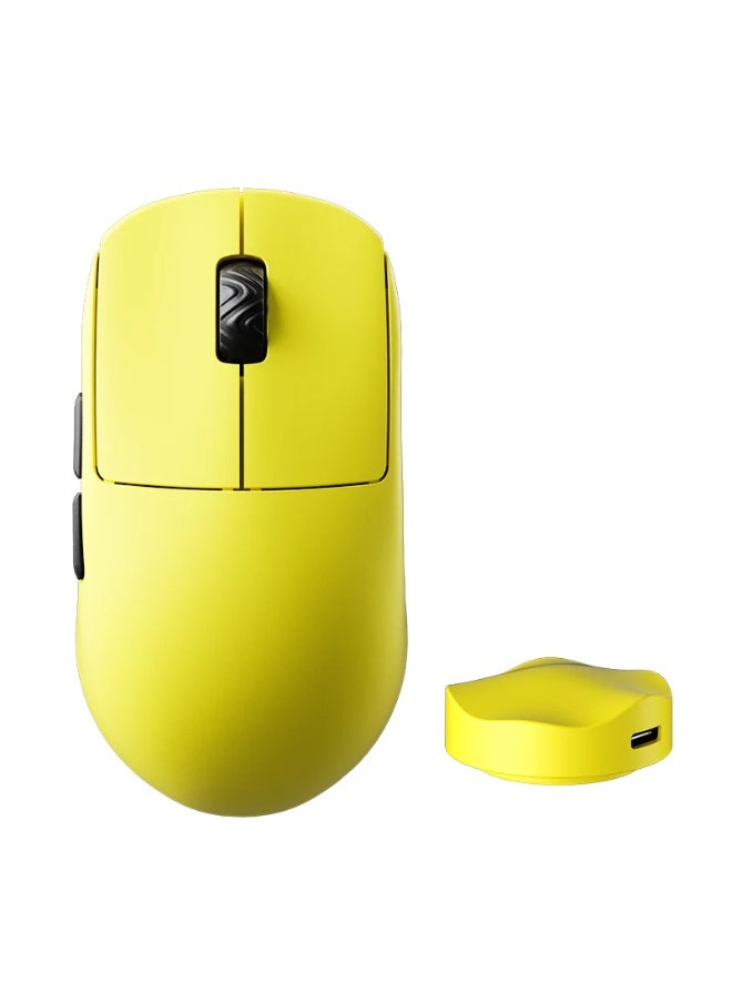 Scyrox Scyrox V8 Lightweight Low Latency Ergonomic Wireless Mouse for Laptop features exceptional performance that takes your gaming experience to a new level. It comes with an 8K dongle that lets you easily enjoy an amazing 8000Hz polling rate. You can count on fast and accurate responses during intense gaming sessions. Yellow  - Image 2