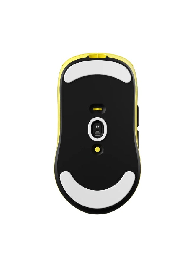 Scyrox Scyrox V8 Lightweight Low Latency Ergonomic Wireless Mouse for Laptop features exceptional performance that takes your gaming experience to a new level. It comes with an 8K dongle that lets you easily enjoy an amazing 8000Hz polling rate. You can count on fast and accurate responses during intense gaming sessions. Yellow  - Image 3