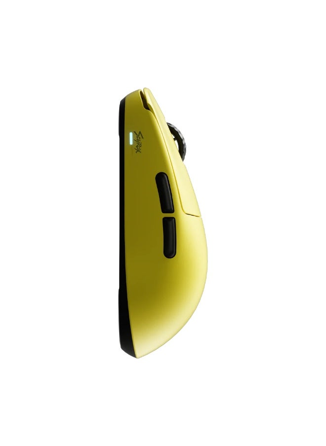 Scyrox Scyrox V8 Lightweight Low Latency Ergonomic Wireless Mouse for Laptop features exceptional performance that takes your gaming experience to a new level. It comes with an 8K dongle that lets you easily enjoy an amazing 8000Hz polling rate. You can count on fast and accurate responses during intense gaming sessions. Yellow  - Image 5