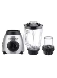 SILVER CREST 2 In 1 Blender And Ice Crusher Stainless Steel Grinder, Electric Chopper 2 Speeds With Pulse 1.25L Capacity Superpower 2600W Juicer Mixer Overheat Protection Smoothie Maker SC-66 Coffee Grinder  - Image 2