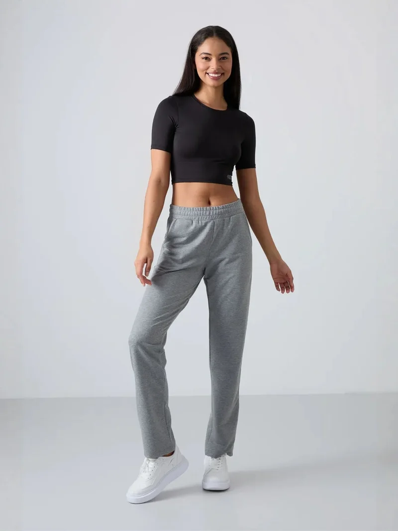 TOMMYLIFE TOMMY Women’s Straight-Leg Fleece Sweatpants