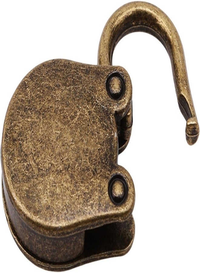 Junfamilee 1Set Vintage Antique Style Mini Archaize Classic Padlocks Key Lock with Keys Keyed Padlocks, Padlocks and Hasps - Image 5