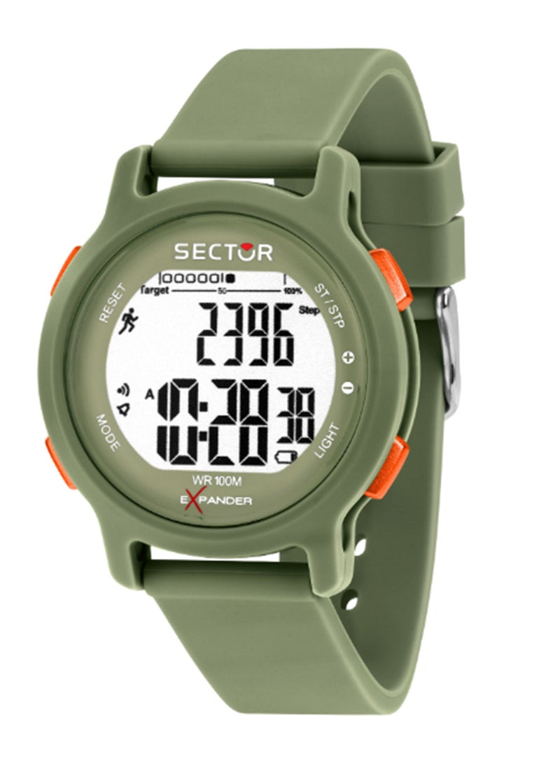 Sector EX-27 43MM DIGITAL OLIVE DIAL OLIVE ST - Image 1