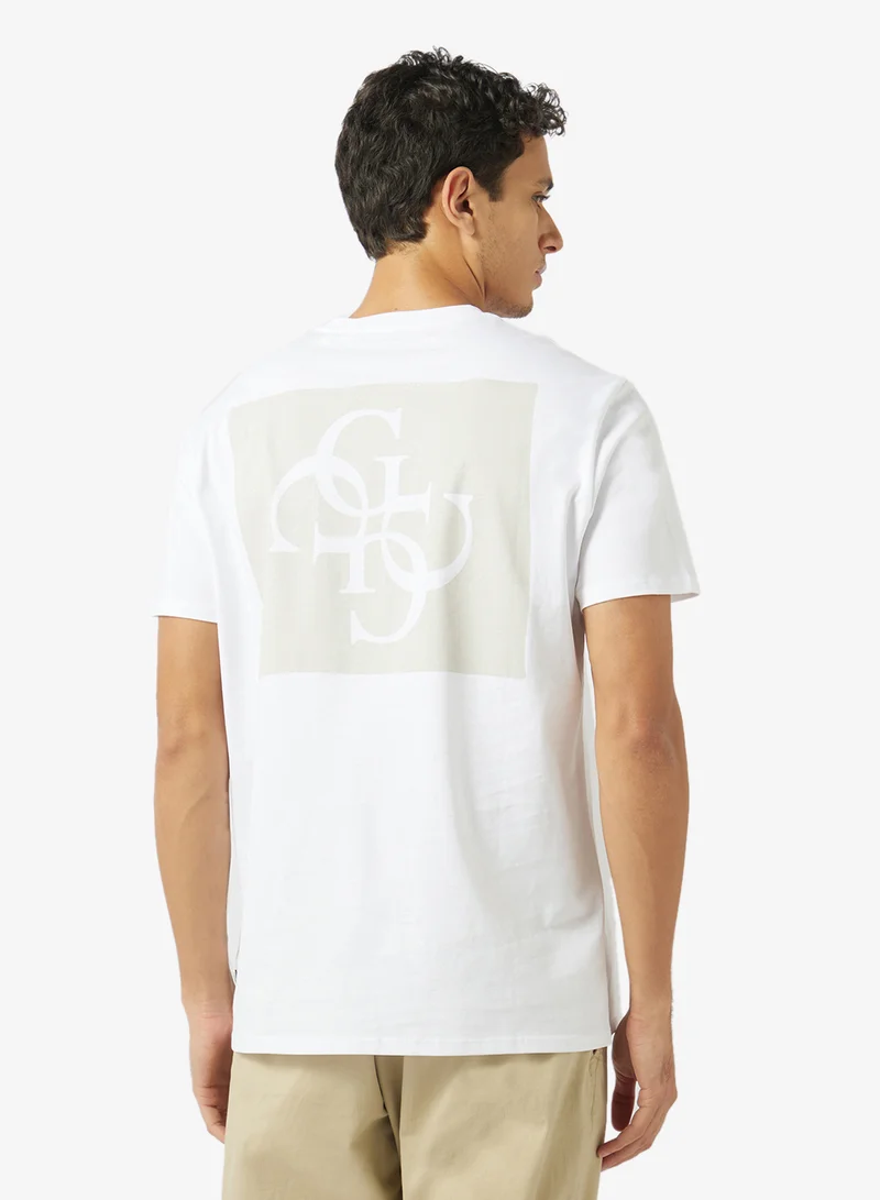 GUESS  Crew Neck Regular Fit T-Shirt for Men | Best Price UAE
