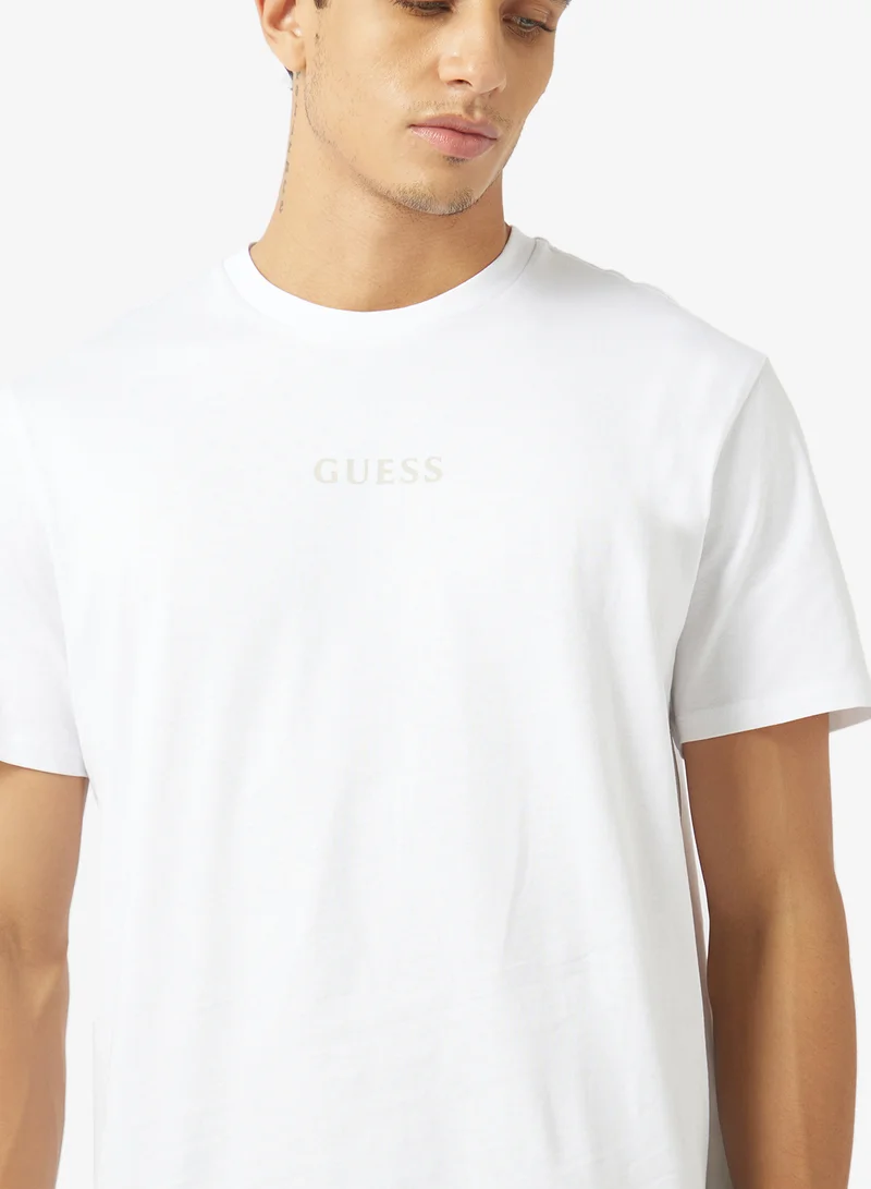 GUESS  Crew Neck Regular Fit T-Shirt for Men | Best Price UAE