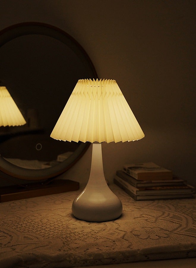 DUNISO Bedside table lamp,USB bedroom lamp, multifunctional retro bedside table lamp, three color multi-level adjustable, suitable for living room, study, bedroom and office - Image 3