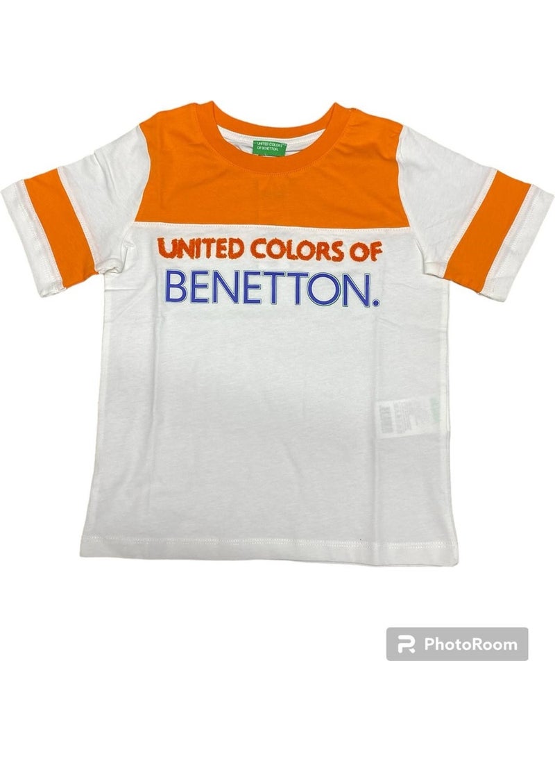 Benetton Boy's T-Shirt BNT-B21355-002  - Image 1