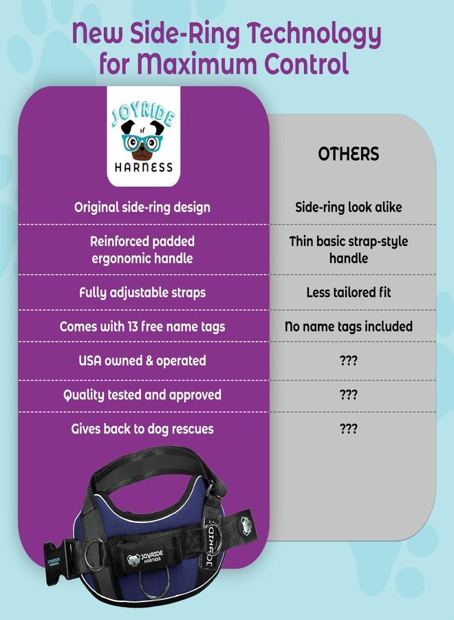 Joyride Harness 2.0 - The Original Side Ring No Pull Dog Harness - No Choke, Escape Proof, Reflective, 3 Leash Clips, Quick Fit Pet Vest - Easy Walks & Training - for Small, Medium & Large Dogs - Image 5