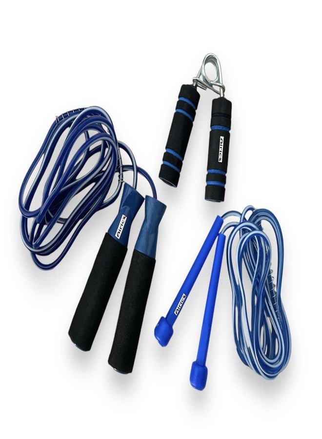 Airic Pencil Rope, Hand grip with foam handle & Ball Bearing Skipping Rope (Length: 289 cm) - Image 1