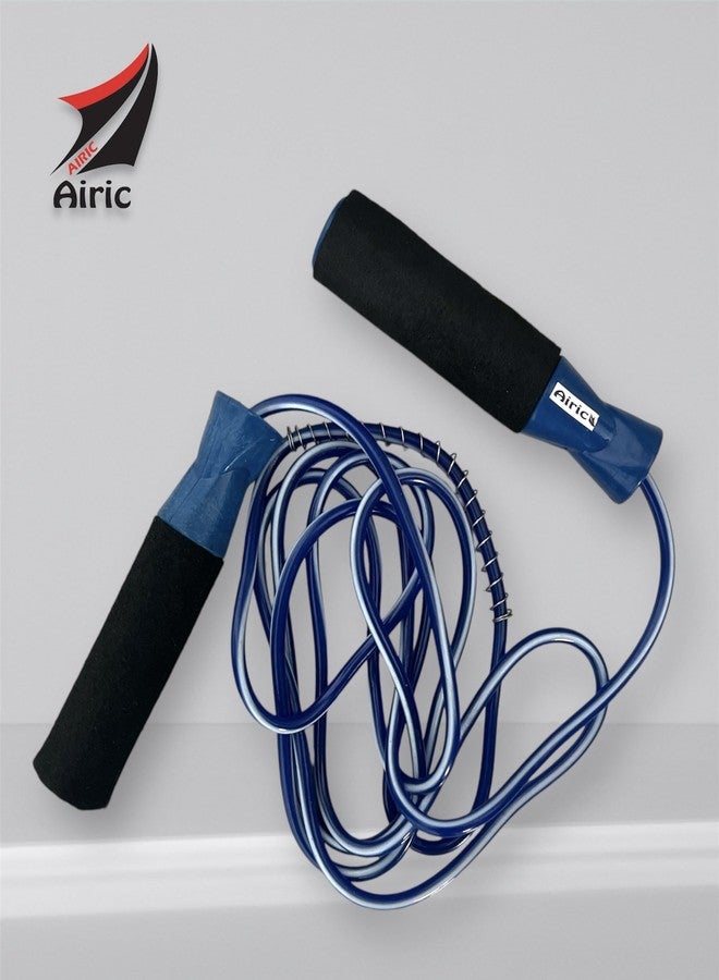 Airic Pencil Rope, Hand grip with foam handle & Ball Bearing Skipping Rope (Length: 289 cm) - Image 4