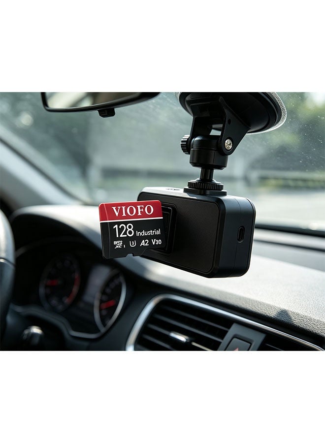 فيوفو بطاقة ميكرو سد صناعية VIOFO 128 جيجابايت، بطاقة ذاكرة عالية السرعة U3 A2 V30 مع محول، تدعم تسجيل مقاطع فيديو فائقة الدقة 4K - Image 2
