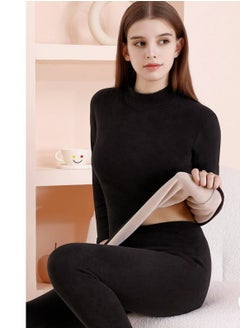 Generic Thermal Underwear for Women with Fleece Lined, Base Layer Women Cold Weather Top Bottom  - Image 2