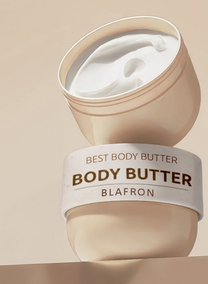 ZONA Luxury Body Butter Inspired by Byredo Black Saffron Deep Hydration and Radiant Glow Blafron 230 ml - Image 2
