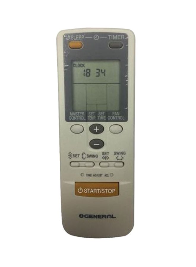 O General AC Remote Control AR-JW2 White/Grey/Yellow - Image 1