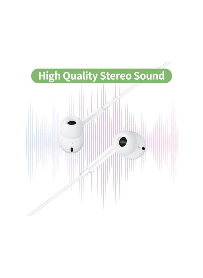 erorex - Usb C Headphone Type C Earbuds Wired Earphones With Microphone And Volume Control In Ear Earbud Noise Isolating For Google Pixel Oneplus Samsung Galaxy Ipad Pro And Macbook - Image 1