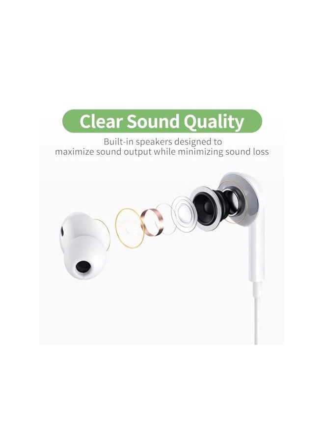 erorex - Usb C Headphone Type C Earbuds Wired Earphones With Microphone And Volume Control In Ear Earbud Noise Isolating For Google Pixel Oneplus Samsung Galaxy Ipad Pro And Macbook - Image 1