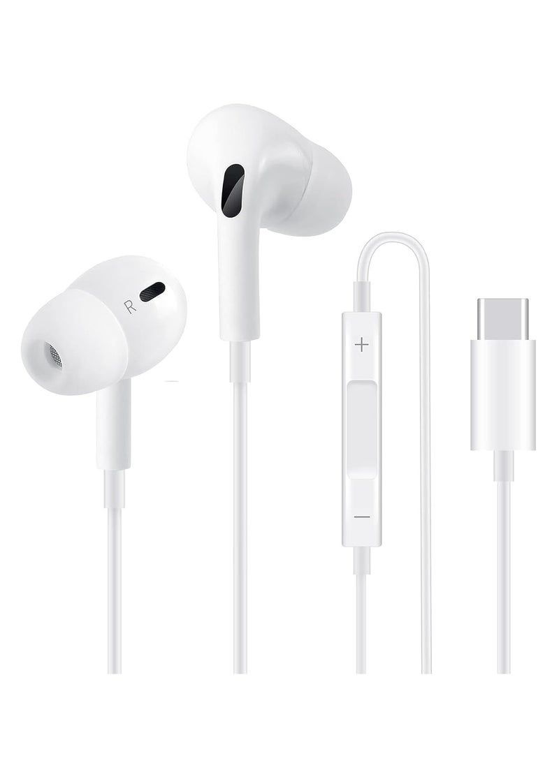 erorex - Usb C Headphone Type C Earbuds Wired Earphones With Microphone And Volume Control In Ear Earbud Noise Isolating For Google Pixel Oneplus Samsung Galaxy Ipad Pro And Macbook - Image 1