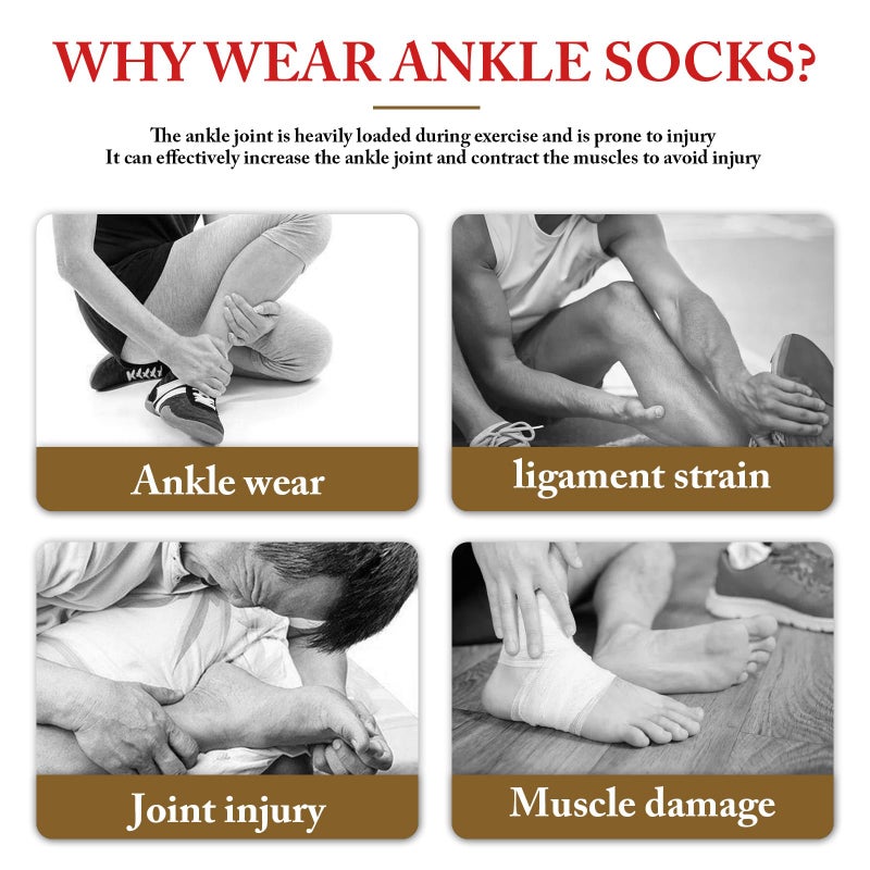 Yanmide 3Pairs Neuropathy Socks - Soothe Relief Compression Socks 20-30 mmHg - Comprex Ankle Sleeves for Arch Support, Achilles Tendonitis, and Foot Pain Relief (Gray, X-Large) - Image 2