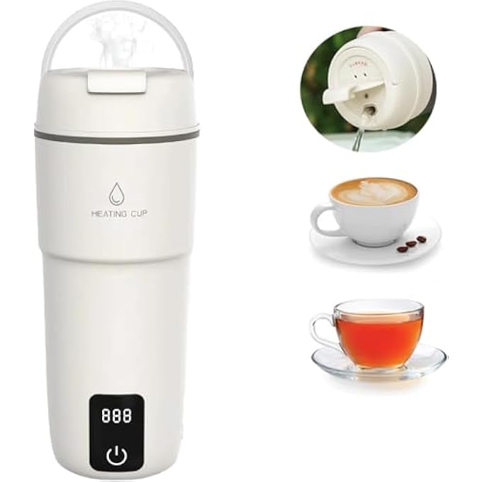 Silk Route Electric Travel Kettle 400Ml Portable Water Boiler With Temperature Control And Lcd Display Auto ShutOff And Boil Dry Protection With Keep Warm Function Pba Free Stainless Steel Kettle - Image 2
